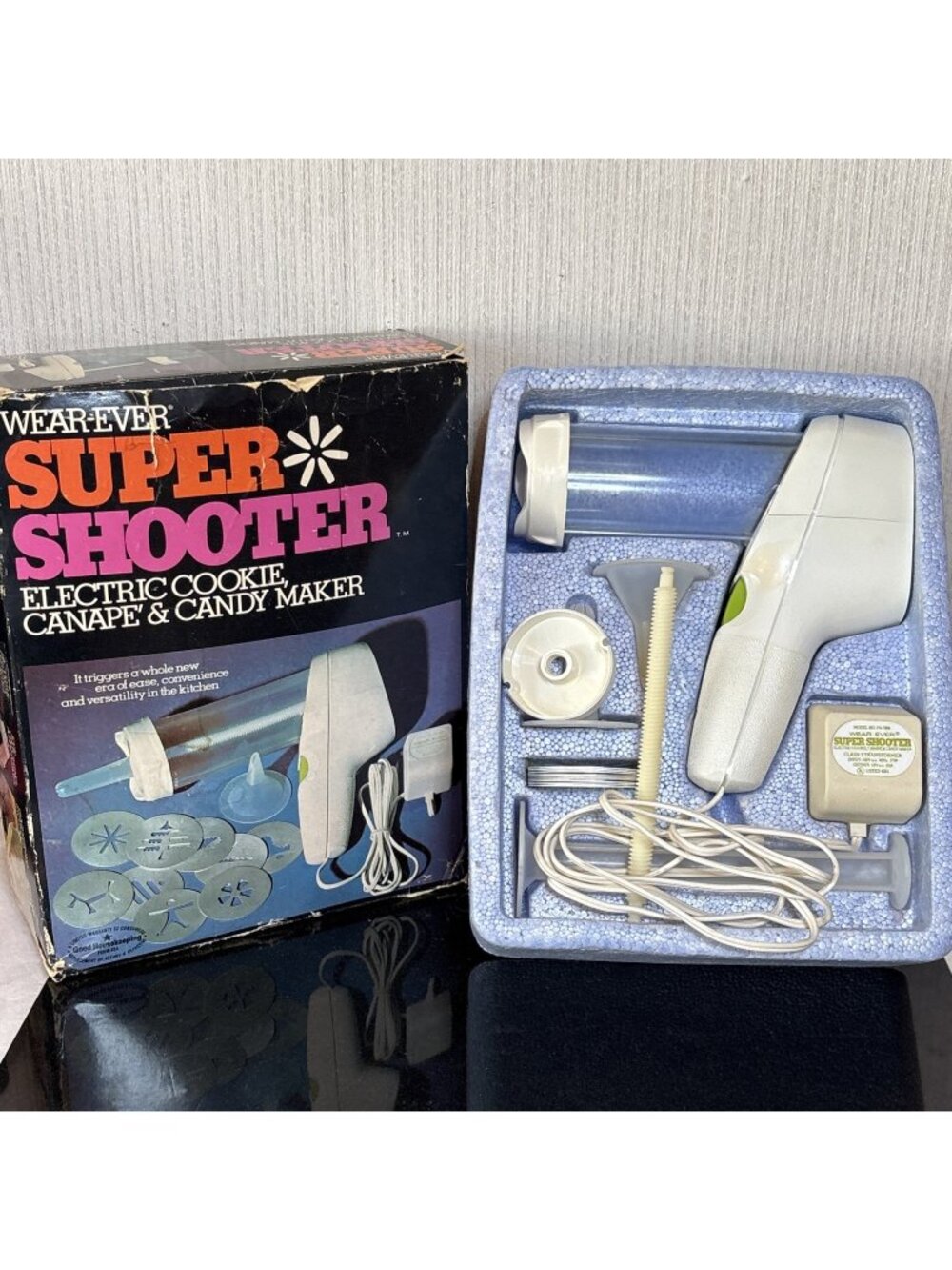 Wear Ever Super Shooter Electric Cookie Press Candy Canape Maker 70001 Tested
